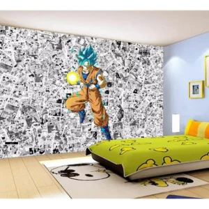 Papel De Parede Dragon Ball Goku Página Manga 7,5m² Dbz537