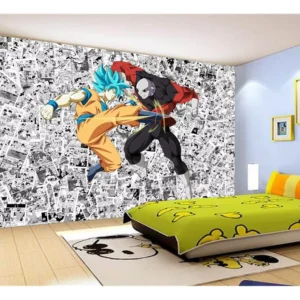 Papel De Parede Dragon Ball Goku Página Manga 7,5m² Dbz538