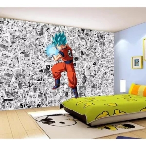 Papel De Parede Dragon Ball Goku Página Manga 7,5m² Dbz549