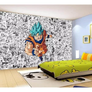 Papel De Parede Dragon Ball Goku Página Manga 7,5m² Dbz551