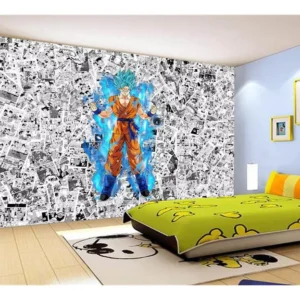 Papel De Parede Dragon Ball Goku Página Manga 7,5m² Dbz552