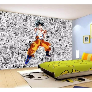 Papel De Parede Dragon Ball Goku Página Manga 7,5m² Dbz556