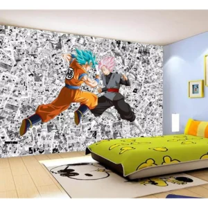 Papel De Parede Dragon Ball Goku Página Manga 7,5m² Dbz557