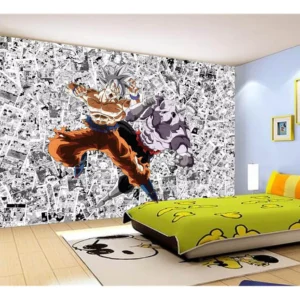 Papel De Parede Dragon Ball Goku Página Manga 7,5m² Dbz558