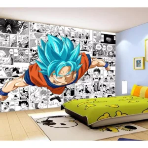 Papel De Parede Dragon Ball Goku Página Manga 7,5m² Dbz650