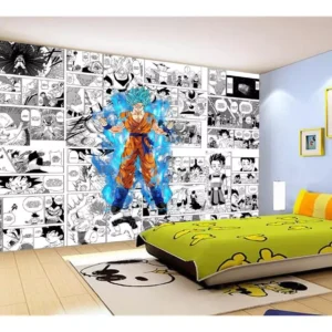 Papel De Parede Dragon Ball Goku Página Manga 7,5m² Dbz666