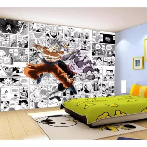 Papel De Parede Dragon Ball Goku Página Manga 7,5m² Dbz672