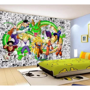 Papel De Parede Dragon Ball Goku Vegeta Anime 7,5m² Dbz128