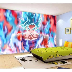 Papel De Parede Dragon Ball Goku Vegeta Anime 7,5m² Dbz21