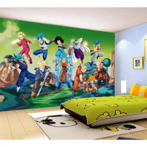 Papel De Parede Dragon Ball Goku Vegeta Anime 7,5m² Dbz269