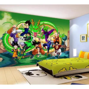 Papel De Parede Dragon Ball Goku Vegeta Anime 7,5m² Dbz281