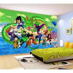 Papel De Parede Dragon Ball Goku Vegeta Anime 7,5m² Dbz361