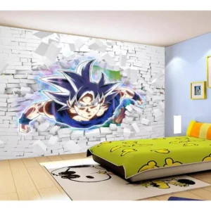 Papel De Parede Dragon Ball Goku Vegeta Anime 7,5m² Dbz64