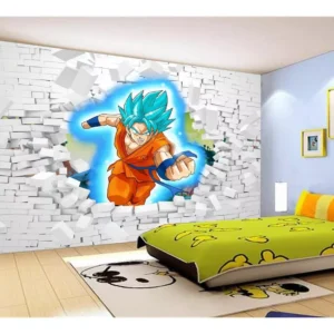 Papel De Parede Dragon Ball Goku Vegeta Anime 7,5m² Dbz69