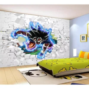 Papel De Parede Dragon Ball Goku Vegeta Anime 7,5m² Dbz83