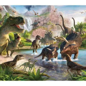 Papel De Parede Em Adesivo Dinossauro T-rex - 1,5m²