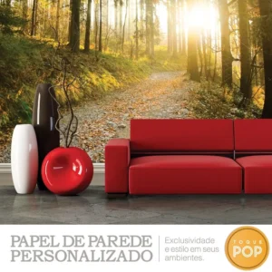 Papel De Parede Estrada Paisagem Natureza Adesivo 2x4 Metros