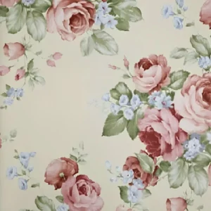 Papel De Parede Floral Delicado Fragrant Roses Lindas Opções