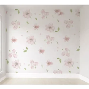 Papel De Parede Floral Infantil Pp78 M²