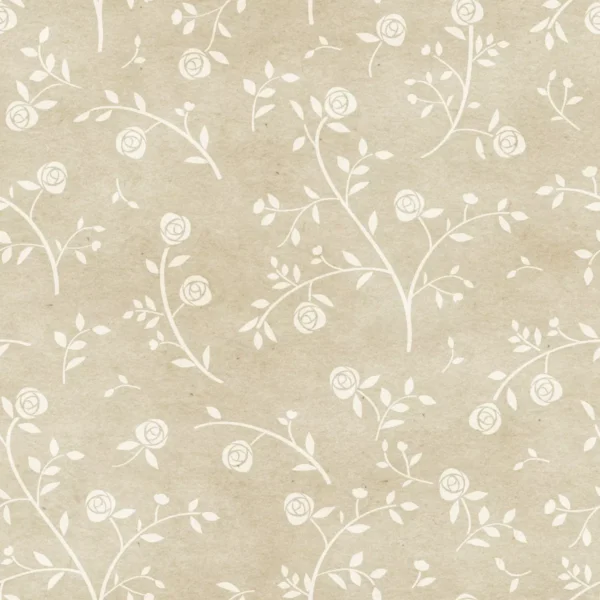 Papel De Parede Floral Rosas Delicadas Fundo Texturizado 3mt