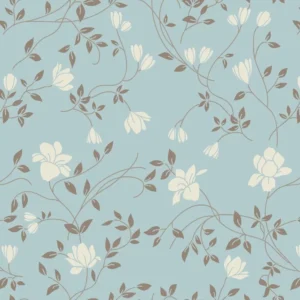 Papel De Parede Floral Tiffany Adesivo Quarto Lavavel 10m