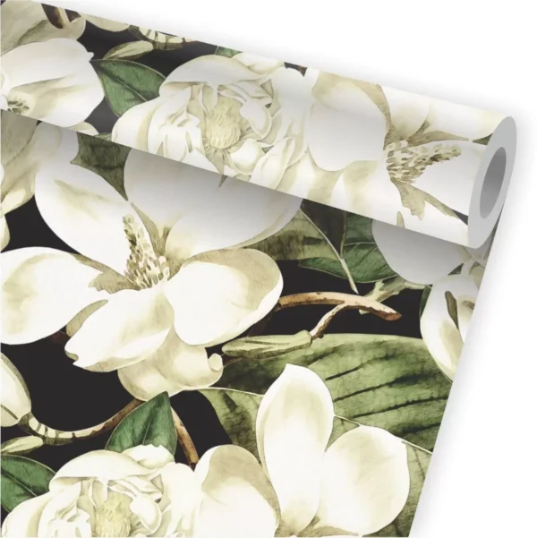 Papel De Parede Flores Floral Delicado Kit 02 Rolos A478