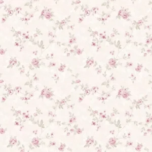 Papel De Parede Flores Floral Delicado Rosa 676fa5