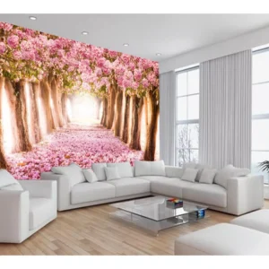 Papel De Parede Flores Rosas Pétalas Delicada 7,5m² Nfl264