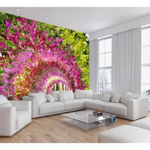 Papel De Parede Flores Rosas Pétalas Delicada 7,5m² Nfl265