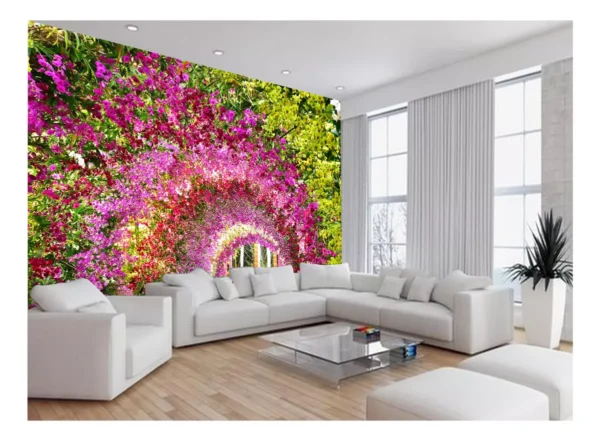 Papel De Parede Flores Rosas Pétalas Delicada 7,5m² Nfl265