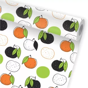 Papel De Parede Frutas Laranja Tangerina Cozinha Sucos A59