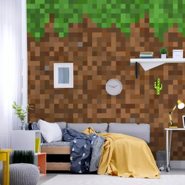 Papel De Parede Gamer Para Quarto Infantil Video Game 12m²