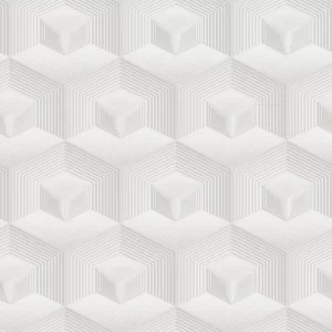 Papel De Parede Geométrico 3d Cinza Bege Off White Neonature