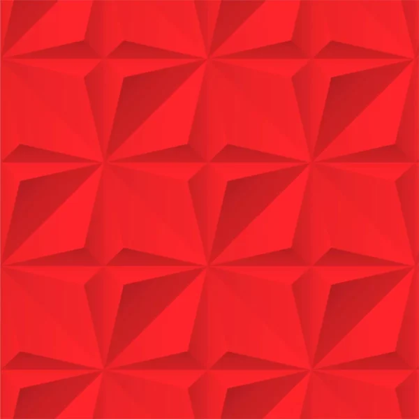 Papel De Parede Gesso 3d Triangular Vermelho Rolo 1m Adesivo