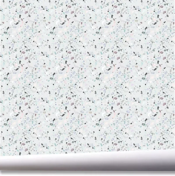 Papel De Parede Granilite Adesivo Marmorite Terrazzo A779