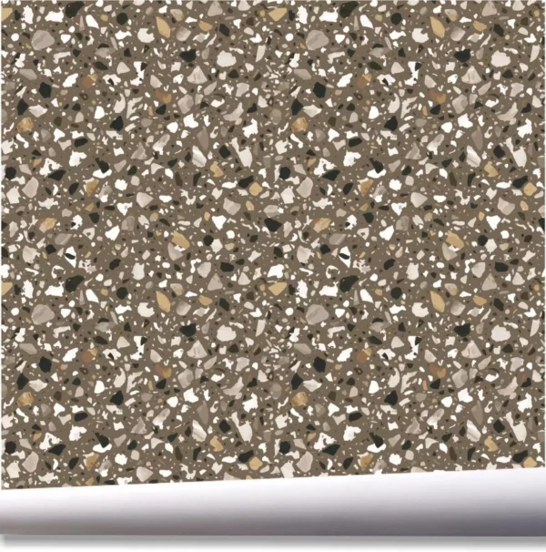 Papel De Parede Granilite Marmorite Adesivo Terrazzo A759