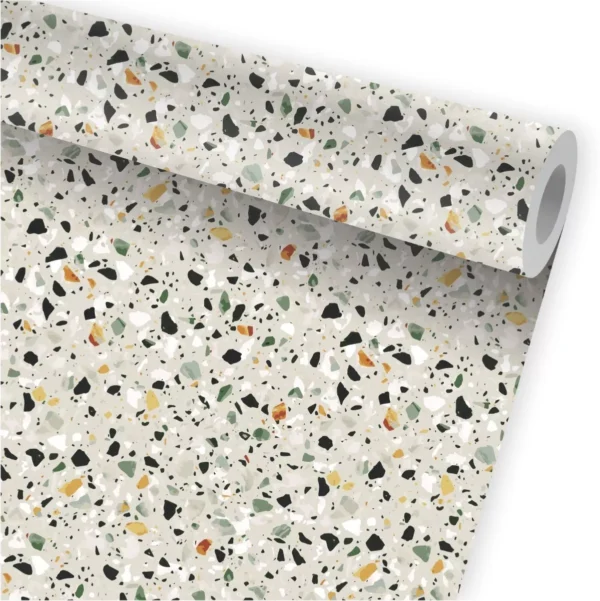 Papel De Parede Granilite Marmorite Terrazzo Adesivo A760