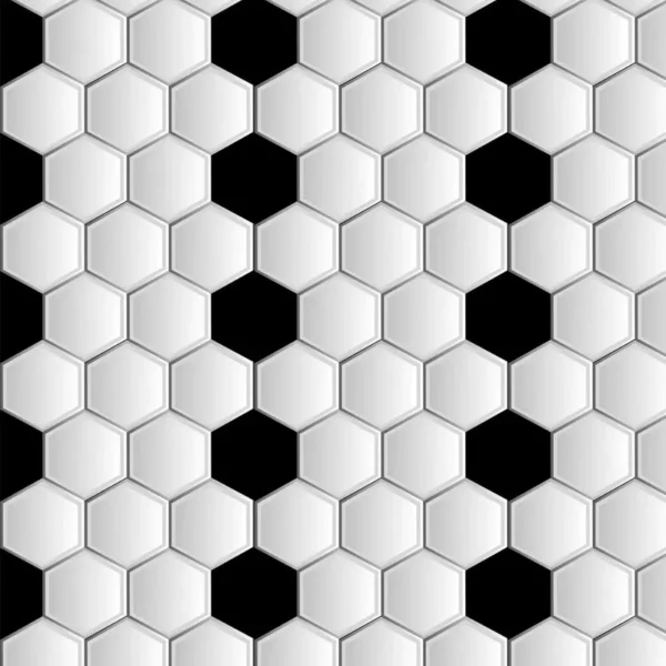 Papel De Parede Hexagono Preto E Branco Adesivo Sala Quarto