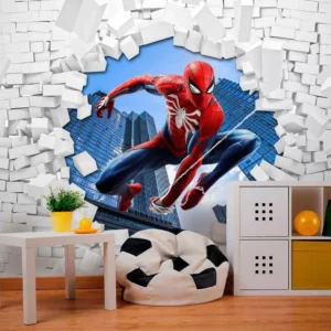 Papel De Parede Homem Aranha 3d ( L 3.00x2.50 A )