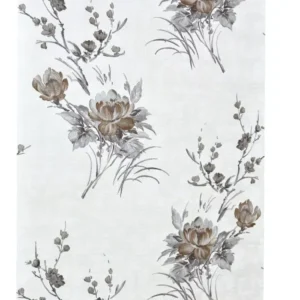 Papel De Parede Importado Floral Rosas Rolo Vinílico Lavável