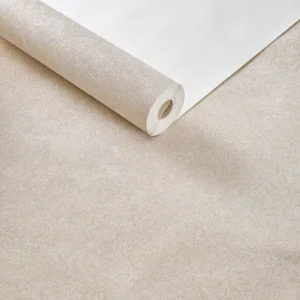 Papel De Parede Importado Lavável Texturizado Bege Rosê