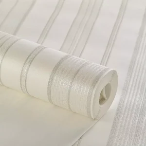 Papel De Parede Importado Vinílico Lavável Listrado 3d 10m