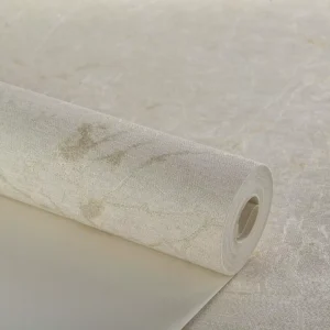 Papel De Parede Importado Vinílico Marmorizado Gold Brilho