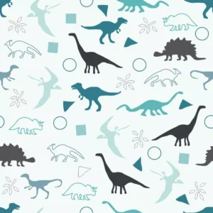 Papel De Parede Infantil Adesivo Menino Dinossauros 3 M