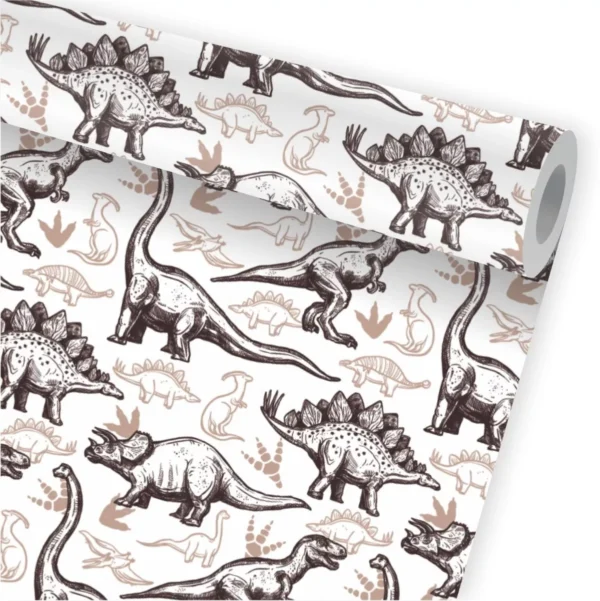 Papel De Parede Infantil Dinossauros Kit 02 Rolos A195