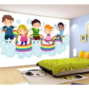 Papel De Parede Infantil Fundo Do Mar Limpo 10m² Azs249