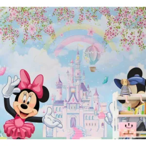 Papel De Parede Infantil Meninas Minnie E Mickey