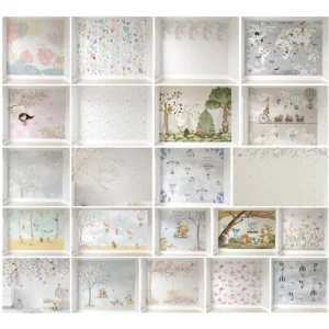 Papel De Parede Infantil Menino E Menina Varonidecor G01 3m²