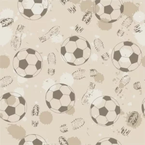 Papel De Parede Infantil Menino Quarto Bolas Futebol 3 M