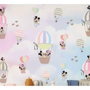 Papel De Parede Infantil Mickey E Minnie